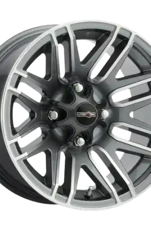 While Supplies Last Vision ATV 112 Assault 4x156 12x8-10 Gunmetal Machined Face