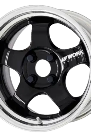 Work Meister S1 2P 5x115 15x6.5+38 R Disk Black No Minimum Order