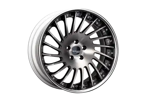 Authentic SSR CV05 5x120 20X9.5+50 NR Disk Galaxy Clear Black