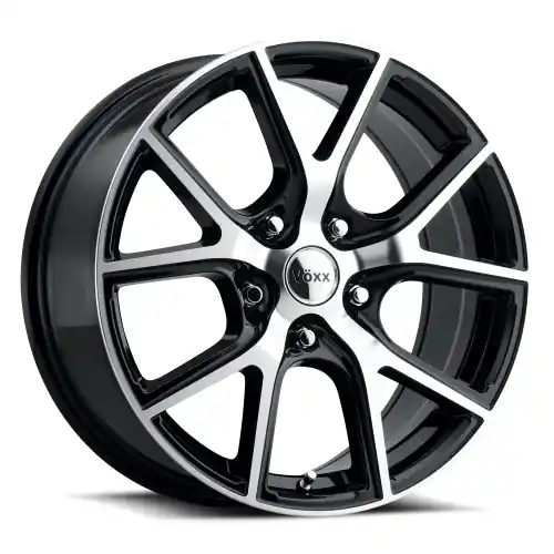 Top Rated V�xx Lumi 5x115 17x8+20 Gloss Black Machined Face