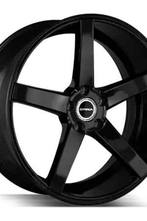 Must Have Strada Perfetto 5x139.7 22x9.5 +18 Gloss Black