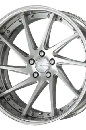 Work Gnosis Cvs 5x120.65 19x11.5+38 H Disk Brush Silver Clear Luxury