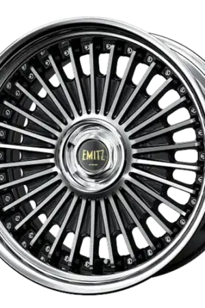 Work Emitz Black Polish 5x108 20x9.0 +38 Last Chance