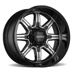 Ultra 229U Menace 6X135/6x139.7 20x10 -25 Gloss Black w/Machined Face Luxury