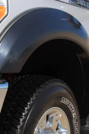 Warranty Included Ford F250 Prestige Front Pair EX Wide Style Textured Fender Flare Set - EX314TA
