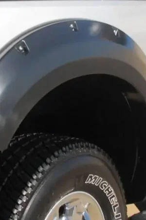 Direct From Factory Ford F250 Prestige Front Pair RX Rivet Style Textured Fender Flare Set - RX314TA