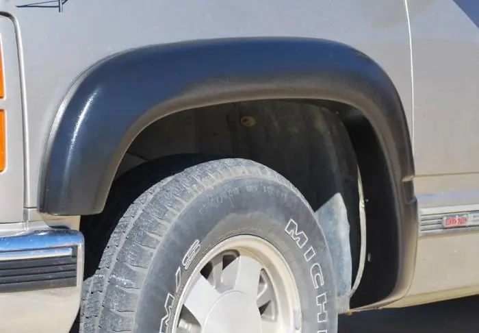 GMC Sierra Prestige Front Pair EX Wide Style Textured Fender Flare Set - EX101TA Sale