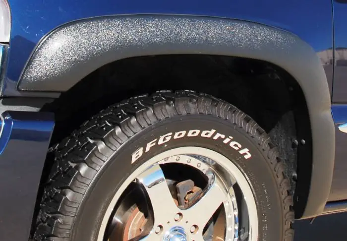 GMC Sierra Prestige Front Pair SX Street Style Textured Fender Flare Set - SX103TA Exclusive Offer