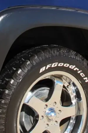 Best Choice GMC Sierra Prestige Rear Pair EX Wide Style Textured Fender Flare Set - EX103TB