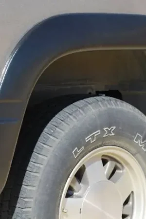 GMC Sierra Prestige Rear Pair SX Street Style Textured Fender Flare Set - SX101TB Direct From Manufacturer