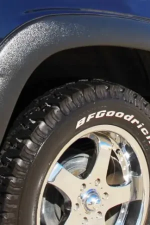 Direct From Factory GMC Sierra Prestige Rear Pair SX Street Style Textured Fender Flare Set - SX103TB