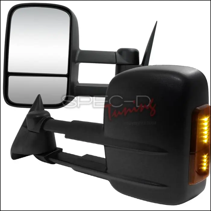 Chevrolet C10 Spec-D Towing Mirrors - Manual with LED Signal - RMX-C1088LED-M-FS Express Delivery