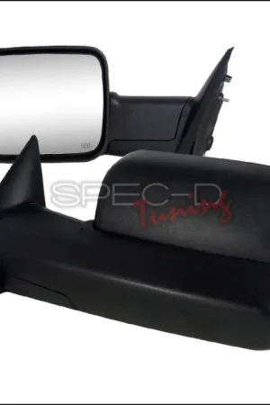 Money Back Guarantee Dodge Ram Spec-D Towing Mirrors Power Adjustment with Heated Function - RMX-RAM0915H-P-FS