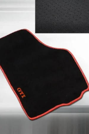 No Minimum Order Volkswagen Golf Spec-D Floor Mat with Logo - MAT-GLF05-GTI
