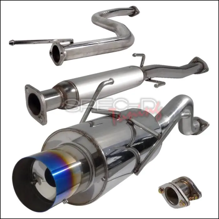 Don’t Miss Out Acura Integra Spec-D N1 Style Catback Exhaust with Burnt Tip - MFCAT2-INT94GSRT-SD