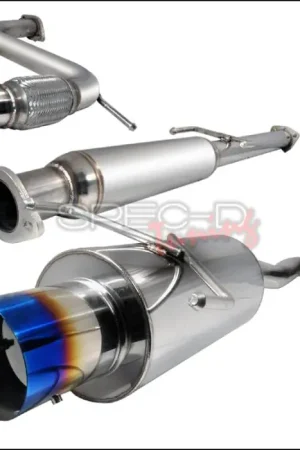 Honda Accord Spec-D N1 Style Catback Exhaust with Burnt Tip - MFCAT2-ACD94T-SD Hassle-Free Returns
