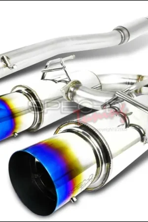 Mitsubishi Lancer Spec-D N1 Style Catback Exhaust - Burnt Tip - MFCAT3-LAN08T-SD Modern