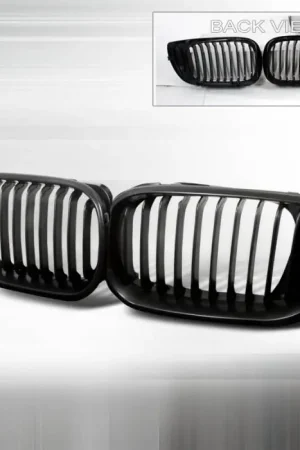 BMW 3 Series 4DR Spec-D Front Hood Grille - Black - HG-E4602BB Wholesale
