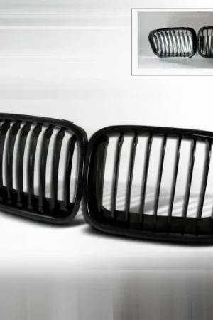 Same Day Shipping BMW 3 Series 4DR Spec-D Front Hood Grille - Black - HG-E4699BB