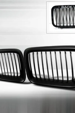 BMW 3 Series Spec-D Front Hood Grille - Black - HG-E3697BB Direct From Factory