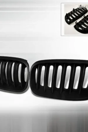 BMW X3 Spec-D Hood Grille - Black - HG-X304BB Price Drop
