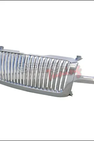Chevrolet Silverado Spec-D Vertical Grille - Chrome - HG-SIV03CVT Limited Time