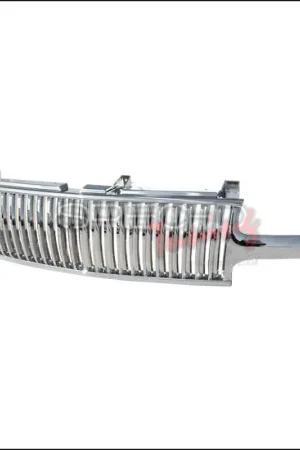 Chevrolet Silverado Spec-D Vertical Grille - Chrome - HG-SIV99CVT Free Returns