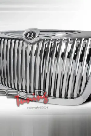 Chrysler 300 Spec-D Vertical Grille - Chrome - HG-300C05CVT Money Back Guarantee