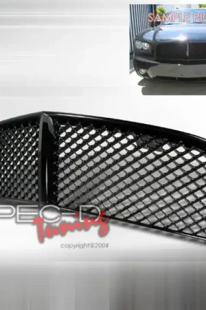 Dodge Charger Spec-D Mesh Grille - Black - HG-CHG05JM Express Delivery