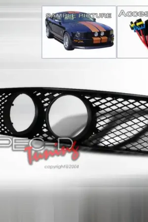 Ford Mustang Spec-D Shelby GT Style Grille - Black - HG-MST05GTBK Deal