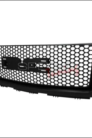 Don’t Miss Out GMC Sierra Spec-D Front Upper Grille Mesh - Black - HG-GMC07JM