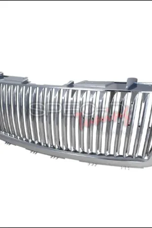 GMC Sierra Spec-D Vertical Grille - Chrome - HG-GMC07CVT Editor’s Pick