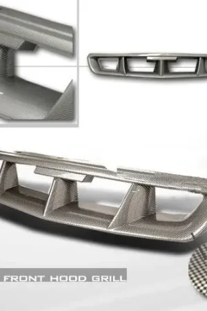 High Quality Honda Civic Spec-D Mugen Style Front Hood Grille - HG-CV96CFMU