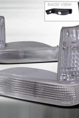 Today Only Jeep Grand Cherokee Spec-D Bumper Light & Corner Light - Chrome - 2LBLC-GKEE93-RS