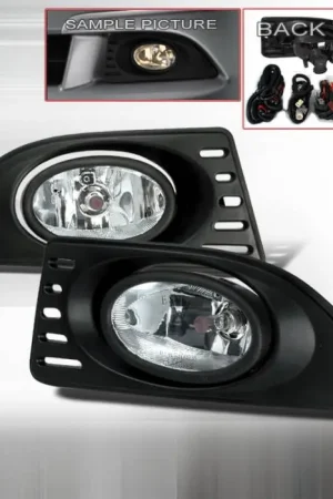 Time-Limited Acura RSX Spec-D OEM Style Fog Lights - Clear - LF-RSX06OEM