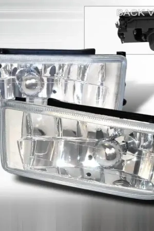 Limited Time BMW 3 Series Spec-D Crystal Fog Lights - Clear - LF-E3692