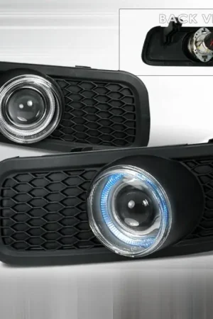 Ford F150 Spec-D Halo Projector Fog Lights - Clear - LFP-F15004H-YL Buy Online