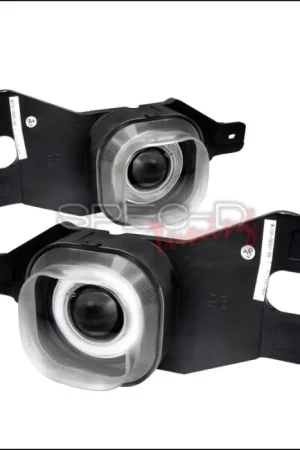 Last Chance Ford F250 Spec-D Halo Projector Fog Lights - Clear - LFP-F25099H-WJ