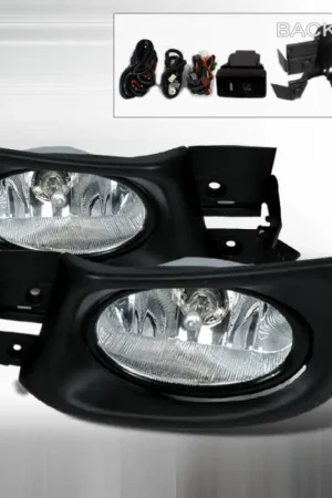 Honda Accord 4DR Spec-D OEM Fog Lights - Clear - LF-ACD034OEM Today Only