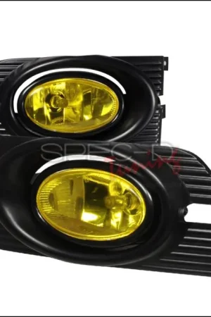 Honda Accord 4DR Spec-D OEM Style Fog Lights - Yellow - LF-ACD014AMOEM-RS Low Price