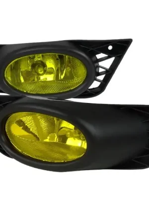 Luxury Honda Civic 4DR Spec-D Fog Lights - Yellow - LF-CV094AMOEM-RS