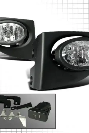 Honda Civic HB Spec-D OEM Fog Lights - Clear - LF-CV023OEM Popular