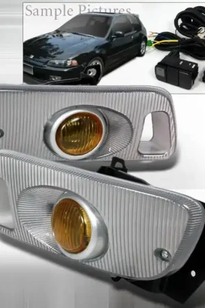 Secure Checkout Honda Civic Spec-D OEM - Yellow Fog Lights - Yellow - LF-CV923AMOEM