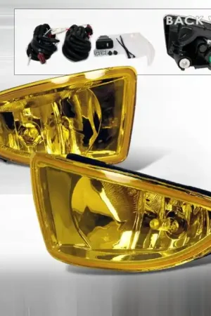 Price Cut Honda Civic Spec-D OEM Fog Lights - Yellow - LF-CV04AMOEM