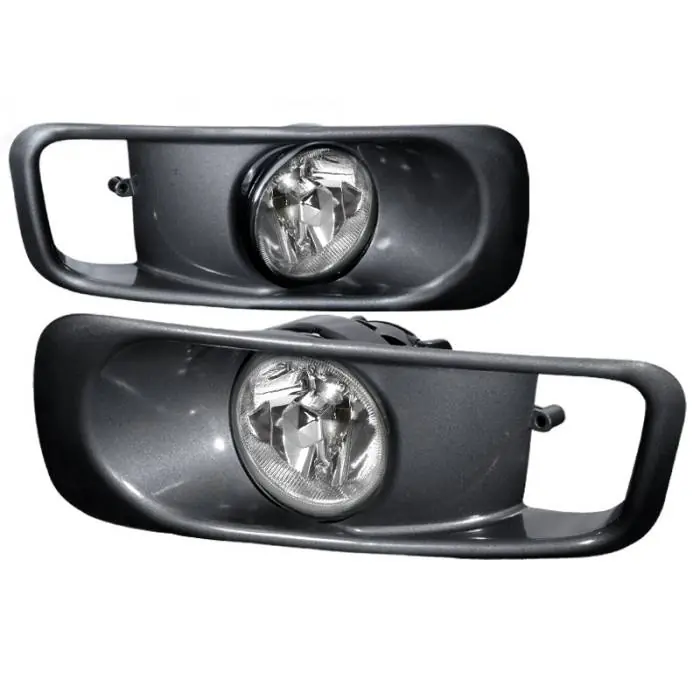 Order Now Honda Civic Spec-D OEM Fog Lights with Gray Cover - Clear Lens - LF-CV99OEM-WJ
