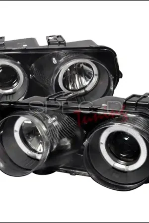 Limited Offer Acura Integra Spec-D Dual Halo Projector Headlights - Black - LHP-INT94JM-WJ