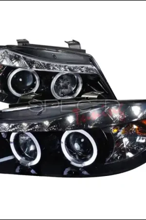 BMW 3 Series 4DR Spec-D R8 Style Projector Headlight Gloss - Black Housing - Smoke Lens - 2LHP-E9005G-8-TM Must Have