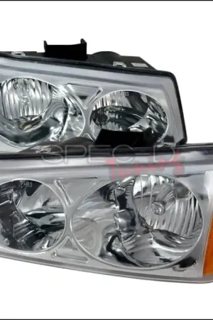 Chevrolet Avalanche Spec-D Crystal Housing Headlights - Chrome - 2LH-SIV03-KS Last Chance