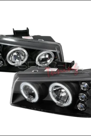 Chevrolet Avalanche Spec-D Halo LED Projector Headlights - Black - 2LHP-SIV03JM-TM Best Seller