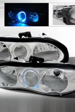 Instant Buy Chevrolet Camaro Spec-D Crystal Housing Headlights - Chrome - LH-CMR98H-KS